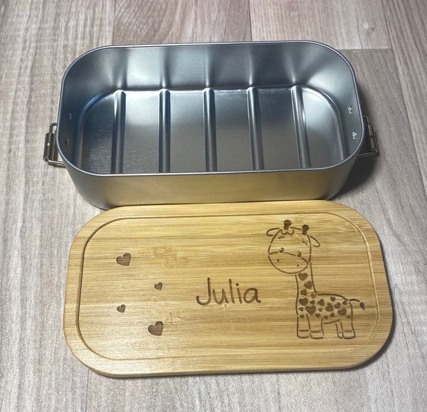 Lunchbox mit Tiermotiv (personalisiert)
